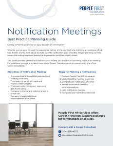 Image preview of notification meetings best practice planning guide.